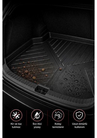 Renault Fluence 2012 Model Araca Özel Bagaj Havuzu Premium A+