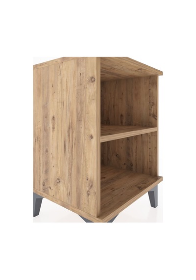 Hyperion Komodin Tek Raflı 44x44x64 Çam-çam Çam