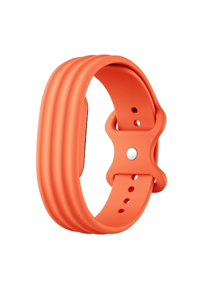 Google Fitbit Air Uyumlu Silikon Kordon Krd-163 - Turuncu - T44457