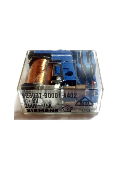 5 Adet Siemens Uyumlu 6V Bobin, 250V Ac 5A Spdt Röle V23037-B0001-A402
