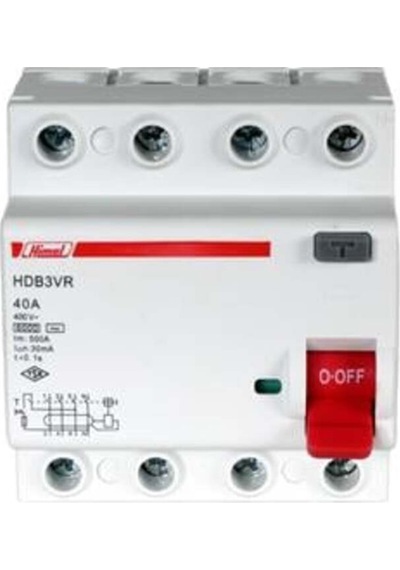Himel Trifaze Kaçak Akım Koruma Şalteri 6ka 30ma 40 A 3p+n Kaçak Akım Rölesi Tse Ce