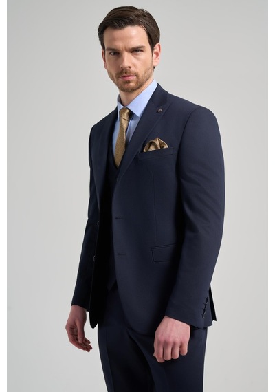 İmza Koyu Lacivert Kendinden Desenli 2 Düğme Classic Esnek Slim Fit Takım Elbise 1001250156 Koyu Lacivert İmza Koyu Lacivert Kendinden Desenli 2 Düğme Classic Esnek Slim Fit Takım Elbise 1001250156 Koyu Lacivert