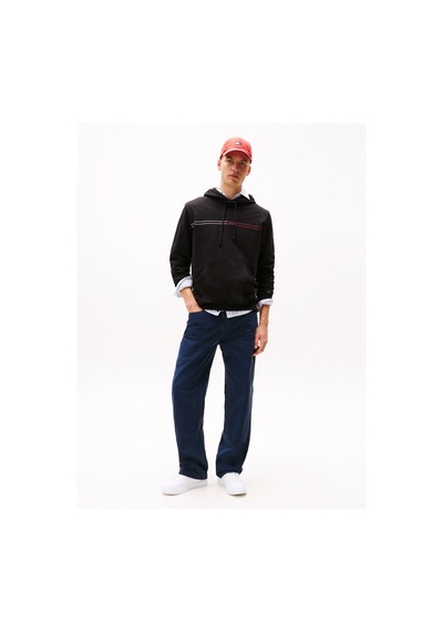 Tommy Hilfiger Tjm Reg Entry Graphıc Hoodıe Ext Erkek Siyah Sweatshirt - Dm0dm20847 Siyah