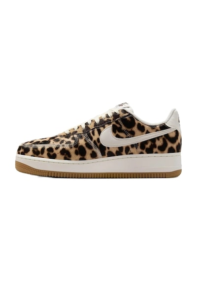 Nike Air Force 1 '07 Leopar Af1 Womens Sneaker Kadın Günlük Spor Ayakkabı Krem