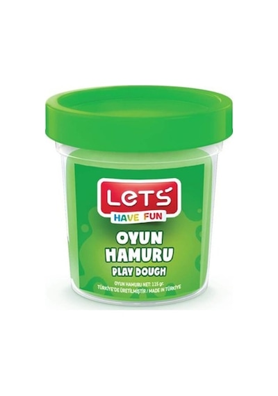 Lets Oyun Hamuru 115 Gr Yeşil 2 Adet