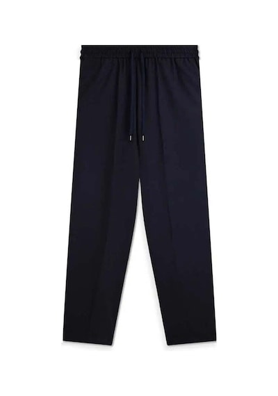 Amongst Few Özel Tasarım Le Pantalon Droit: Yün Karışımlı Regular Fit Pantolon Lacivert Amongst Few Özel Tasarım Le Pantalon Droit: Yün Karışımlı Regular Fit Pantolon Lacivert