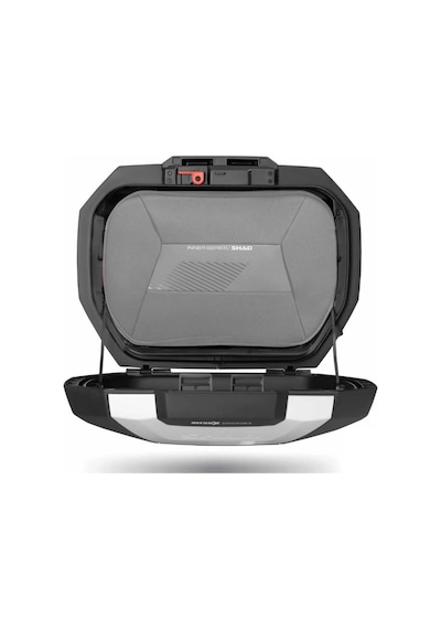 Motosiklet Çanta - Topcase - Sh38x-al 38 38 Litre Alüminyum Kapaklı Yan Çanta Takım Siyah