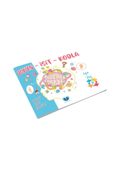 Kodlama 2'li Kitap Seti 4-6 Yaş / Dokun - İşit - Kodla / Bak - Gör - Kodla 160 Sayfa