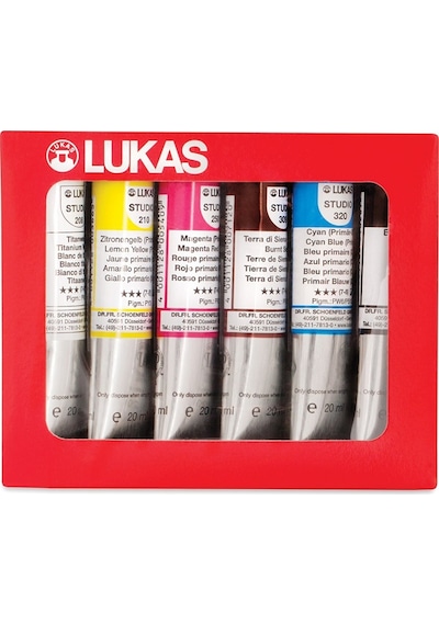 Lukas Studio Yağlı Boya Seti Assortment Box 6X20Ml 6482