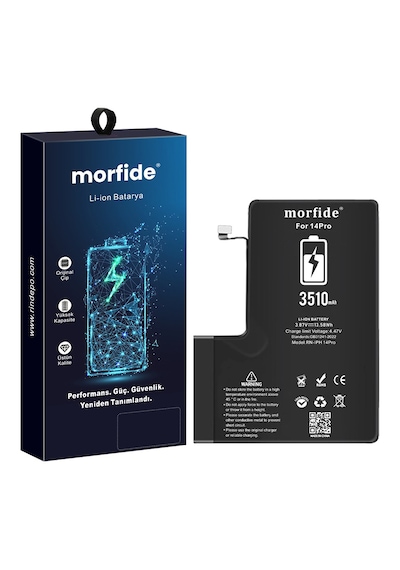 Morfide Apple Uyumlu iPhone 14 Pro  3510mah Yüksek Kapasiteli