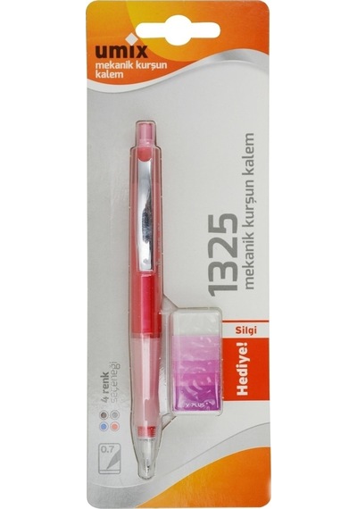 1325 0,7 Mm Versatil Kalem + Silgi Seti Karışık Renk Yollanmaktadır. Çok Renkli