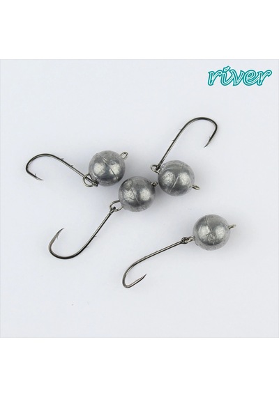River Mafsallı Hareketli 1.5 Gr 4lü Jig Head - Standart