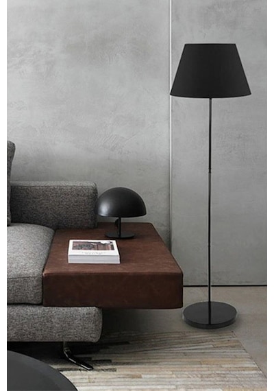 Siyah Lambader Metal Ayak Modern Abajur Ml741