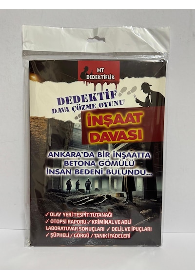 Dedektif Dava Çözme Oyunu İnşaat Davası