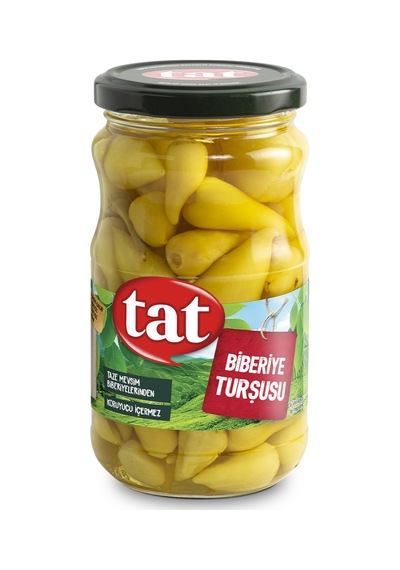 Tat Biberiye Ve Acı Biber Turşusu 330 Gr Cam 4 Lü Karma Paket