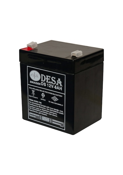 Tse Belgeli Desa 12v 5ah - 12v 5a Kuru Bakımsız Akü