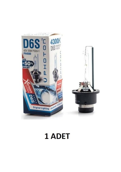 Ampul Xenon Zenon D6s 4300k Günışığı +%50 Fazla Işık Photon Ph4560