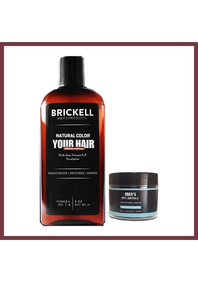 Storeşahin Brickell Erkeklere Özel Gerçek Saç Ve Sakal Rengine Döndüren Şampuan Erkeklere Için 237 Ml X 2 Ad. Mens Yüz Bakım Kremi İle Shn0720