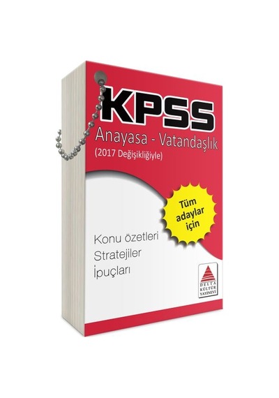 Delta Kültür Kpss Anayasa-vatandaşlık Strateji Kartları