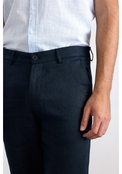 Süvari Lacivert Regular Düz Normal Bel Jogger Pantolon Pn2020500763-m09