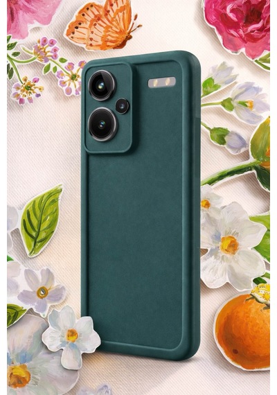 Mi Redmi Note 13 Pro Plus Uyumlu Kamera Çıkıntılı Mat Silikon Telefon Kılıfı Resimdeki