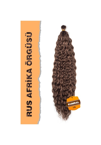 Rus Afro Dalgası Saç - Kumral