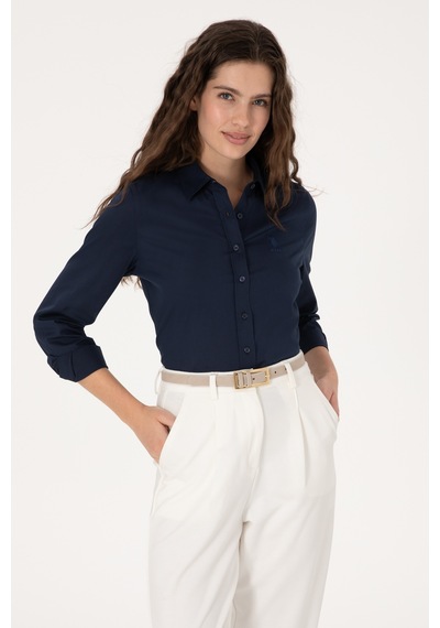 U.s. Polo Assn. Kadın Lacivert Gömlek Basic 50298091-vr033 Lacivert