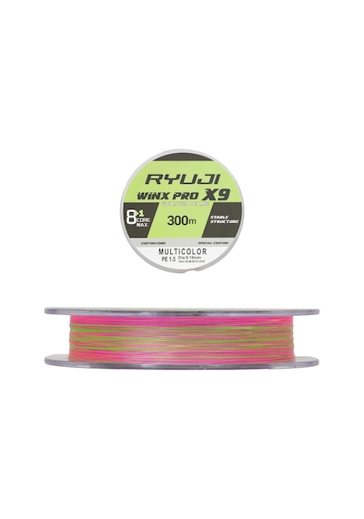 Ryuji Win-x Pro 9b Multicolor 300m İp Misina 0,12mm 0,12mm