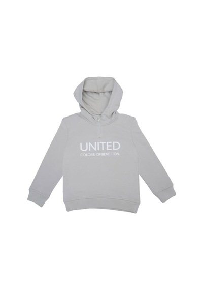 United Colors Of Benetton Benetton Erkek Çocuk Sweatshirt - Gri Bnt-b21604 Gri