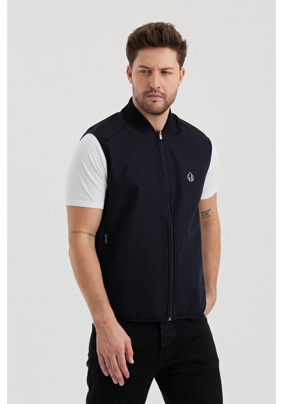 Alexandergardi Alexandergardı Dar Kesim İçi Polar Su İtici Softshell Kumaş Yelek Unı-ylk03 001