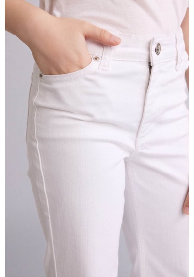 Defacto Flare Fıt Jean Pantolon Kız Çocuk G0253a826smwt34 Beyaz-wt34
