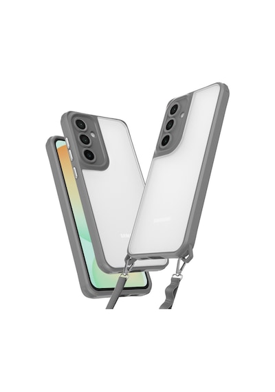 Samsung Galaxy  Uyumlu  A14 4g Kılıf Penta Silikon Kılıf - Titan Gri
