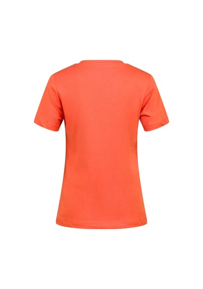 2as Alone Baskılı V Yaka Kadın T-shirt 404 Turuncu