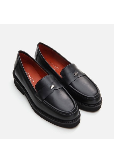 Hotiç Hakiki Deri Siyah Kadın Loafer 01ayh291760a100 Siyah