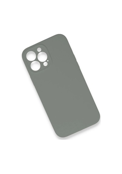 Apple Uyumlu   iPhone 13 Pro Max Kılıf Lansman Legant Silikon - Gri