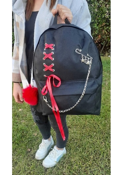Shopiolog Çanta Unisex Kore Model Sırt Çantası