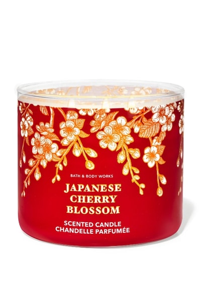Japanese Cherry Blossom Büyük Mum 411 G Beyaz