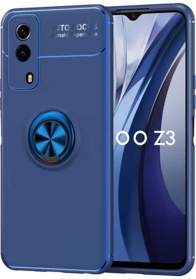 Vivo Y53s 4g Kılıf Zore Ravel Silikon Kapak Mavi