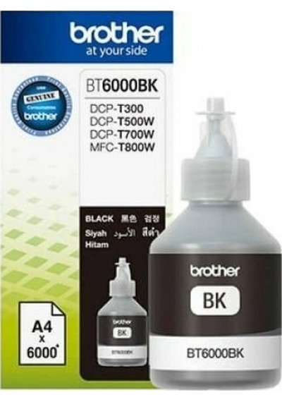 Brother  Bt6000Bk Siyah Tanklı Sistem Mürekkebi