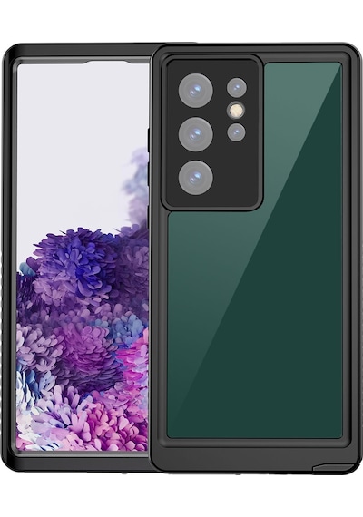 Samsung Galaxy Uyumlu S23 Ultra Kılıf 360 Su Geçirmez 1-1 Silikon Kapak