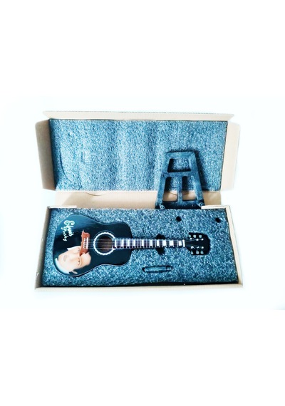 El Yapımı 1/4 Ölçek Minyatür Akustik Gitar Elvis Presley
