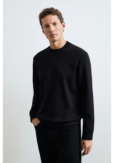 Lufian Grand Erkek Sweatshirt Siyah Siyah 112030192100100