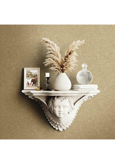 Adawall Düz Desen Duvar Kağıdı Rococo 1404-5/15, Vizon, 1.06x15.6m - 16.5m² Bej