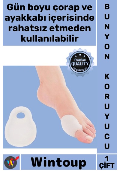 Bunyon Hallux Valgus Ortopedik Gece Ateli Destekleyici Ayak Baş Parmak Silikon Bunyon Koruyucu