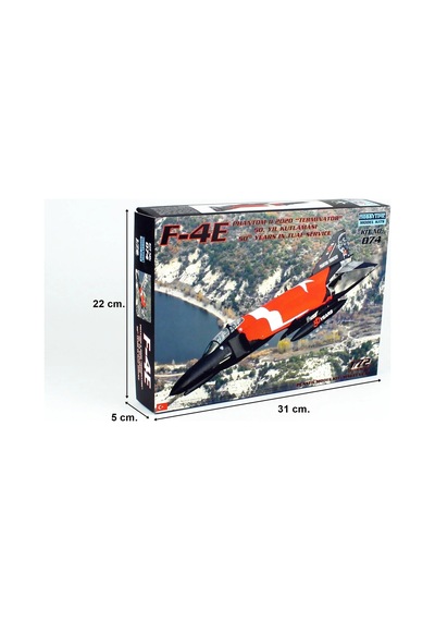 Ht074 1/72 Ölçek F-4e Phantom Iı Terminatör, 50.yıl Kutlama Maketi