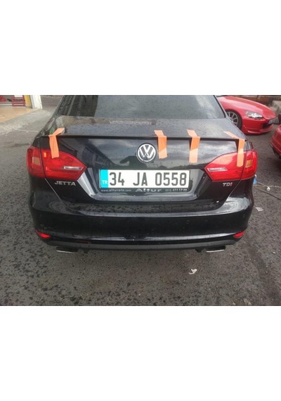 Vw Jetta Mk6 Anatomik Spoyler Boyasız Abs Plastik.Spoiler