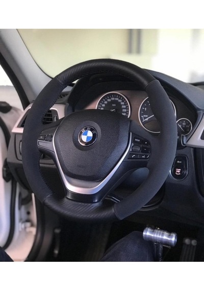 Bmw Nubuk-karbon Deri  Direksiyon Kaplama