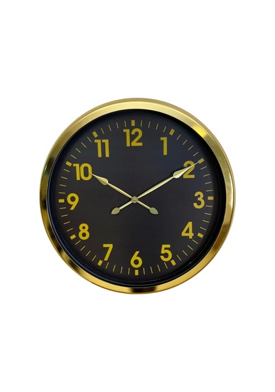 Gold Klasik Majesty 60 X 60 Cm Metal Duvar Saati