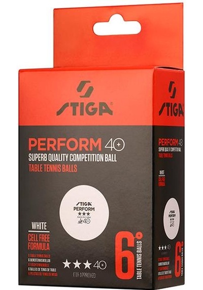 Stiga Table Tenis Ball Perform Masa Tenisi Pinpon Topu Beyaz 6lı 1113-2110-06