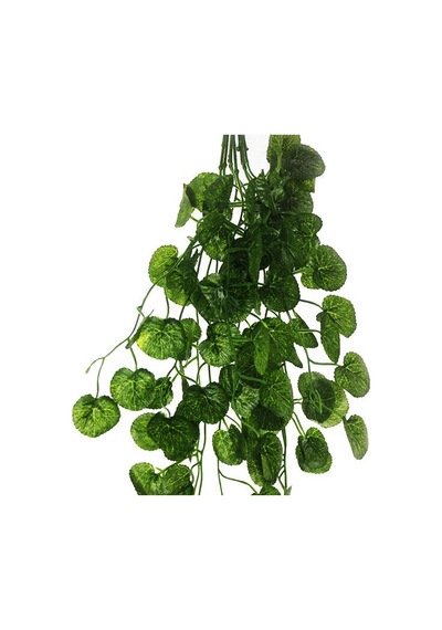 Yapay Sarmaşık Yaprak Dekorasyonu 12x300 Cm Çit Kapatma Ferah Görünüm Bahçe Dekoru Çok Renkli